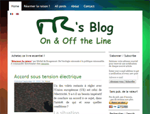 Tablet Screenshot of blog.mr-int.ch